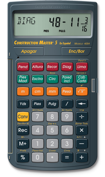 Calculated Industries 4054 calculator