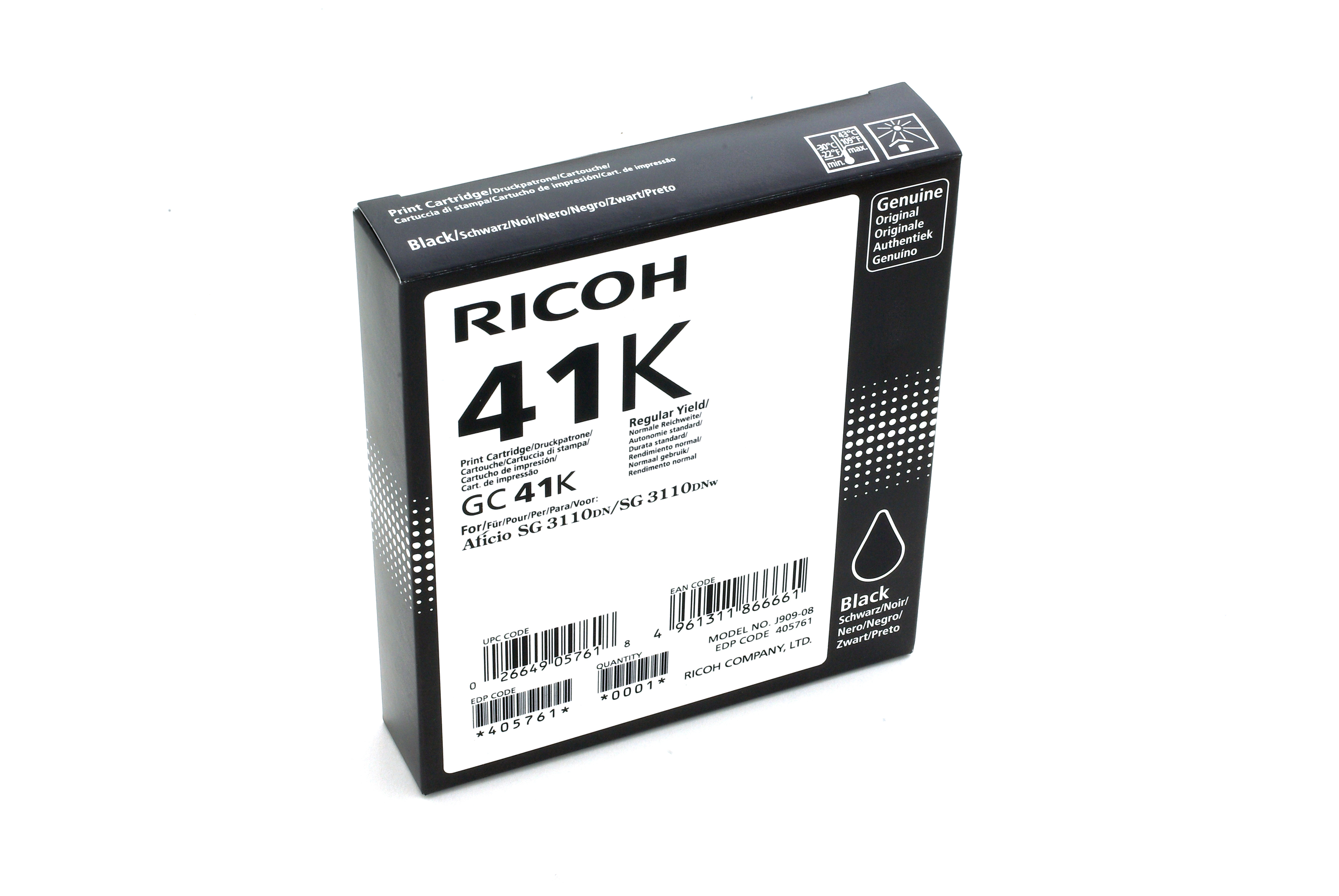 Ricoh 405761 ink cartridge Black