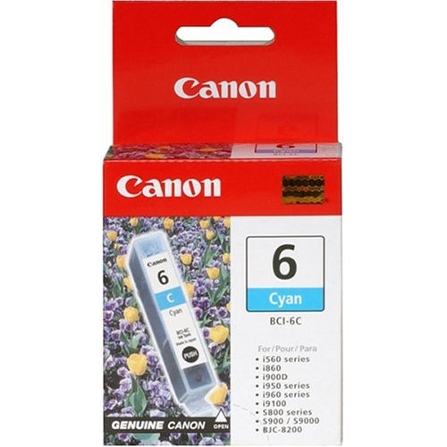 Canon BCI-6C Cyan Ink Cartridge , 4706A003AA
