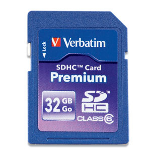 Verbatim Premium SDHC Card 32GB memory card