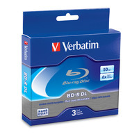 Verbatim 97237 blank Blu-Ray disc BD-R 50 GB 3 pcs
