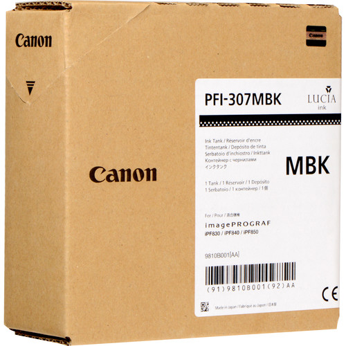 Canon PFI-307MBK ink cartridge Black 330 ml