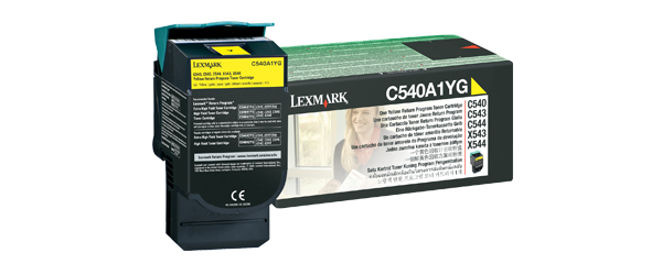 Lexmark C540A4YG toner cartridge Laser cartridge 1000 pages Yellow
