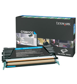Lexmark C736H1CG toner cartridge Laser cartridge 10000 pages Cyan