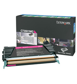 Lexmark C736H1MG toner cartridge Laser cartridge 10000 pages Magenta