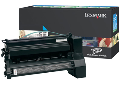 Lexmark C780 C782 Cyan High Yield Return Program Print Cartridge 10000 pages