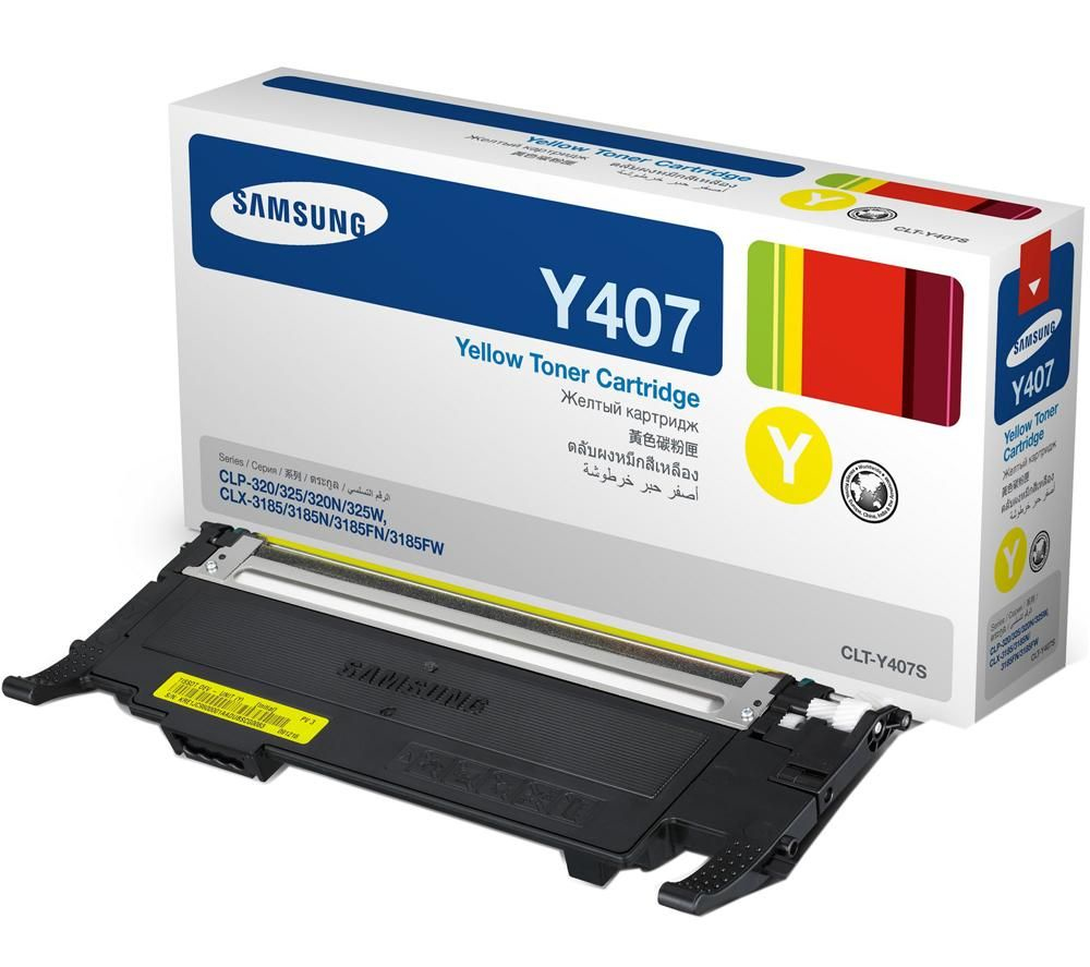 Samsung CLT-Y407S SU478A toner cartridge Laser toner 1000 pages Yellow