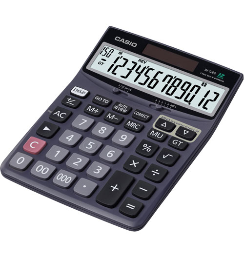 Casio DJ-120D calculator Desktop Basic Black
