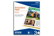 Epson Presentation Paper Matte - 8.5" x 11" - 100 Sheets inkjet paper