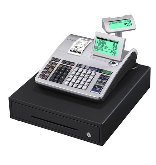 Casio SE-S400 cash register 3000 PLUs Thermal Transfer LCD