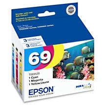 Epson T069520 Color Ink Cartridges ink cartridge Cyan Magenta Yellow