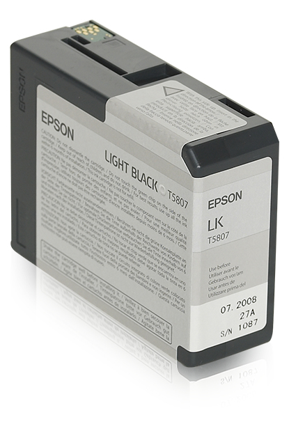 Epson T580700 ink cartridge Light black 80 ml