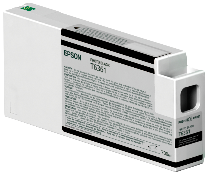 Epson Singlepack Photo Black T636100 UltraChrome HDR 700 ml ink cartridge Original 1 pcs