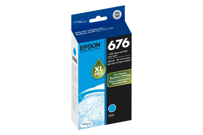 Epson T676XL220 ink cartridge Cyan