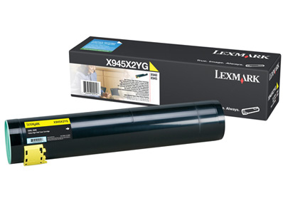 Lexmark X945X2YG toner cartridge Laser cartridge 22000 pages Yellow