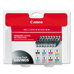 Canon CLI-8 ink cartridge Black Cyan Green Magenta Red Yellow