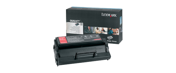 Lexmark 08A0477 toner cartridge 6000 pages Black