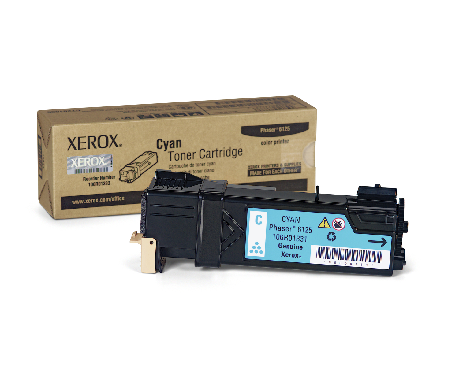 Xerox 106R01331 toner cartridge Laser cartridge 1000 pages Cyan