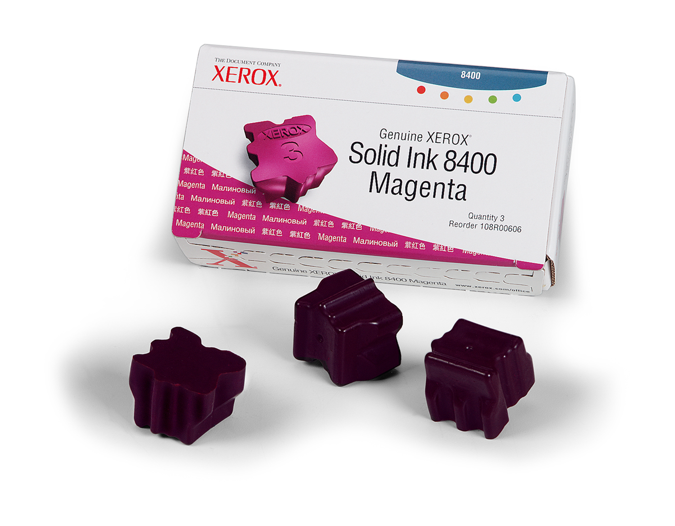 Xerox 108R00606 ink stick 3 pcs Magenta 3400 pages
