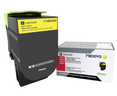 Lexmark 71B0040 toner cartridge Laser toner Yellow