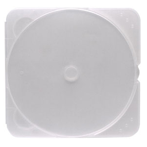 OEM 93975 Verbatim TRIMpak Clear Cases 200pk 1 discs White
