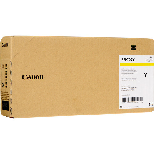 Canon PFI-707Y ink cartridge Yellow 700 ml