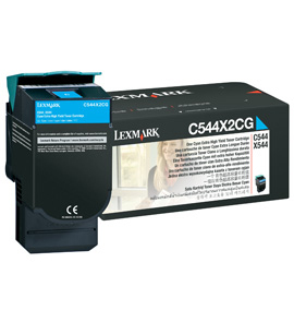 Lexmark C544X2CG toner cartridge Laser cartridge 4000 pages Black Cyan