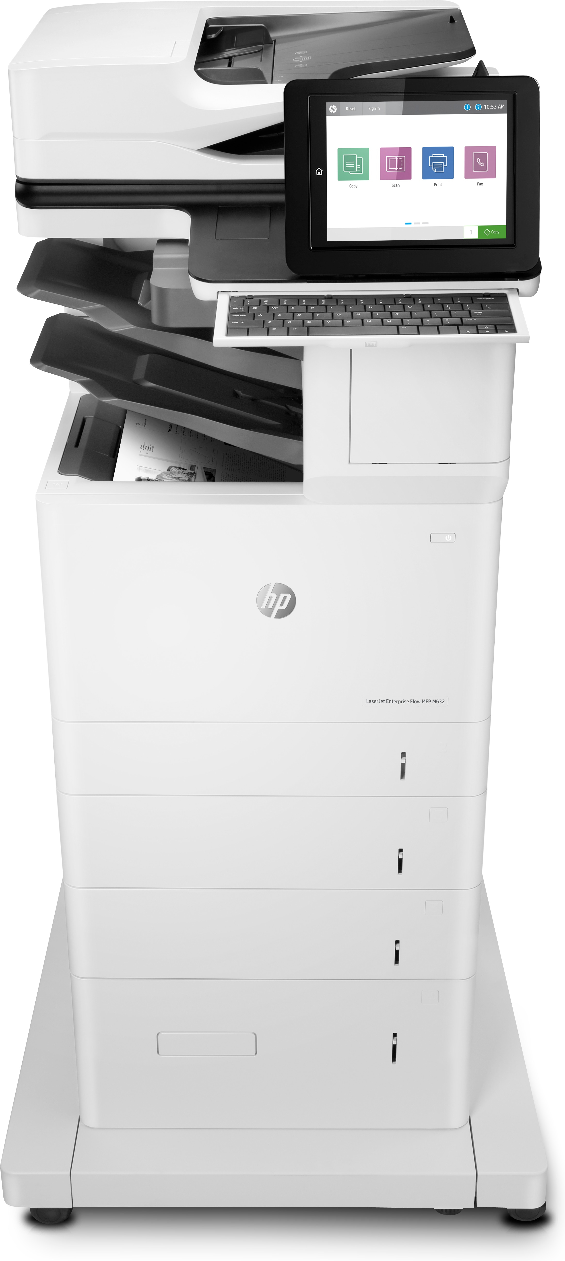 HP LaserJet Enterprise Flow M632z Laser 65 ppm 1200 x 1200 DPI A4