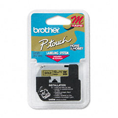 Brother M831 printer label Gold M