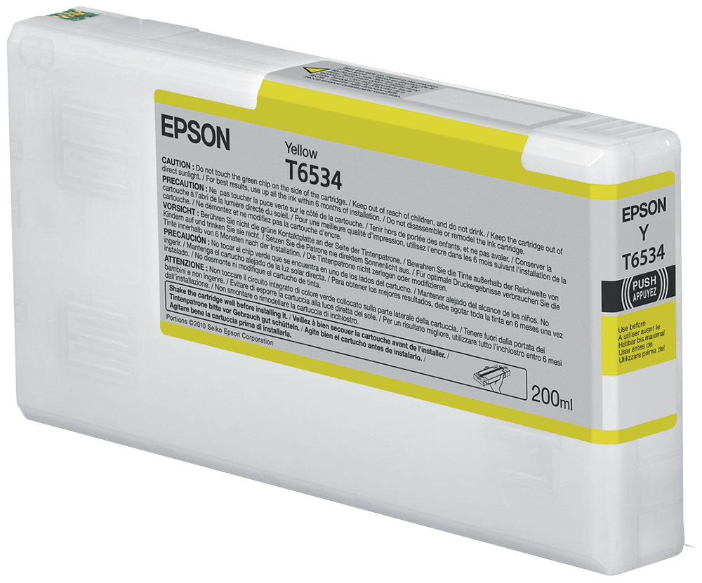 Epson T6534 Yellow (200ml) ink cartridge