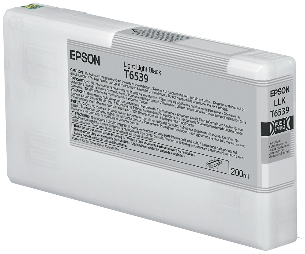 Epson T6539 Light Light Black (200ml) ink cartridge