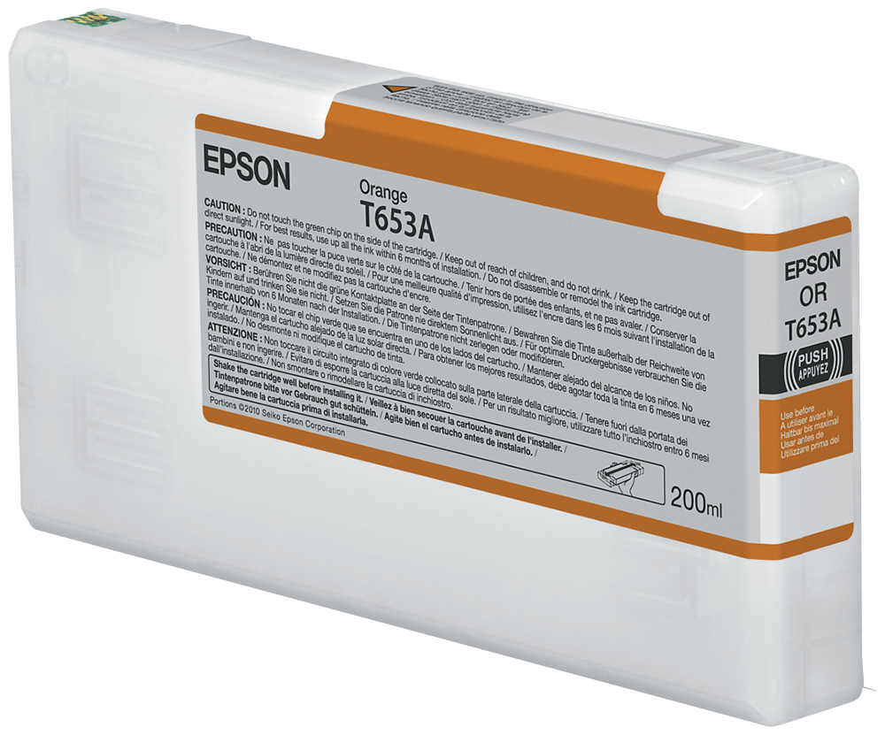 Epson T653A Orange (200ml) ink cartridge