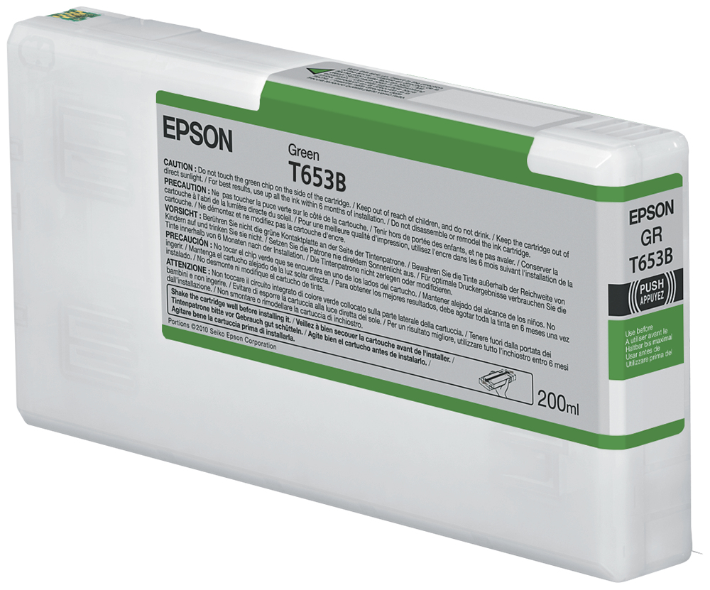 Epson T653B Green (200ml) ink cartridge