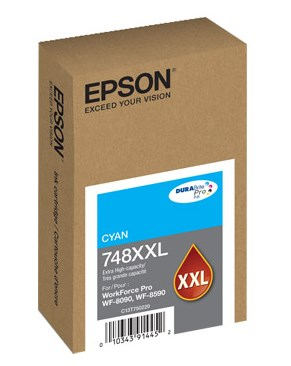 Epson T748XXL220 ink cartridge Original Cyan