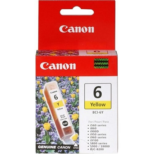 Canon BCI-6Y Yellow Ink Cartridge , 4708A003AA
