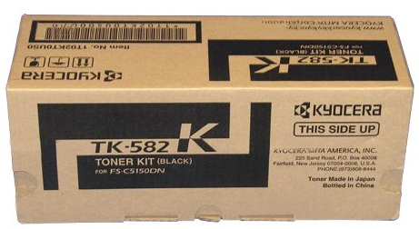 Kyocera Mita TK-582K OEM Toner Cartridge, Black, 1-80 Gr,
