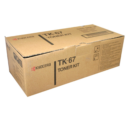 Kyocera TK-67 OEM Toner Cartridge, Black, 20K Yield