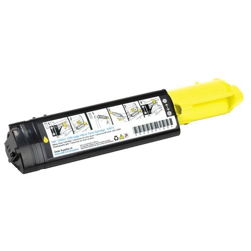 Yellow Toner Cartridge compatible with the Dell 310-5737, Yield 2K