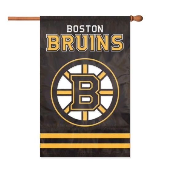 The Party Animal Bruins Applique Banner Flag