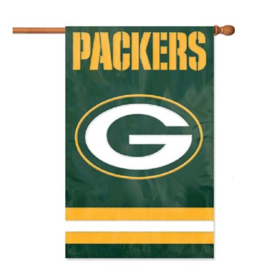 The Party Animal Packers Applique Banner Flag