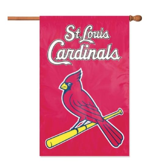 The Party Animal Cardinals Applique Banner Flag
