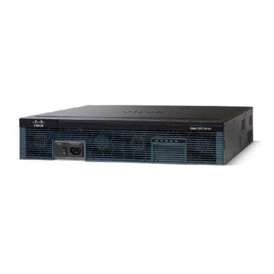 Cisco 2921 Ethernet LAN connection Black Silver