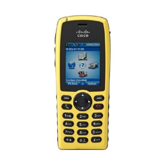 Cisco 7925G 6lines LCD Wi-Fi Wireless handset Black Yellow