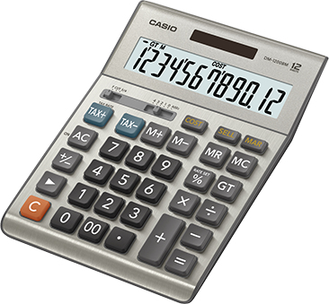 Casio DM-1200BM Desktop Grey calculator