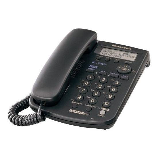 Panasonic KX-TSC11B Corded Telephone Black