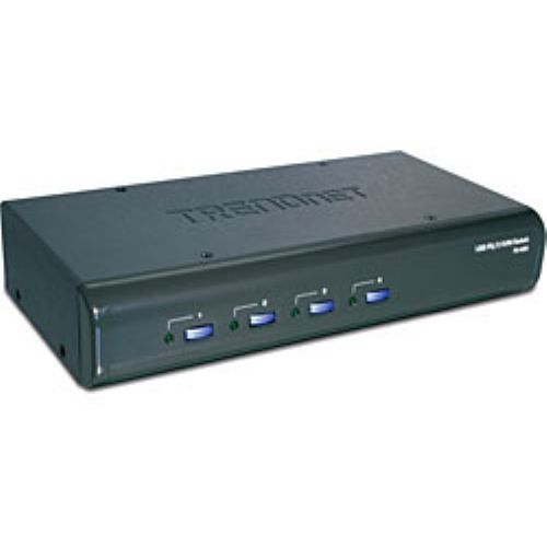 Trendnet TK-423K 4-Port USB / PS/2 KVM Switch Kit w/ Audio