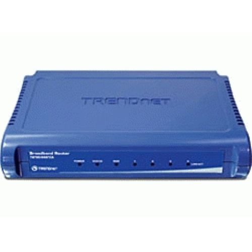 Trendnet TW100-S4W1CA ADSL Wi-Fi Ethernet LAN connection Blue Router