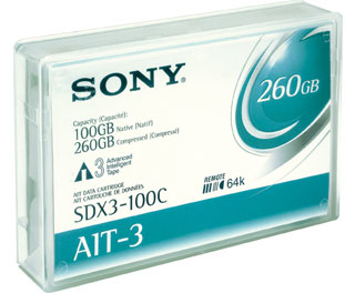 Sony DATA CARTRIDGE AIT-3 100GB 230M