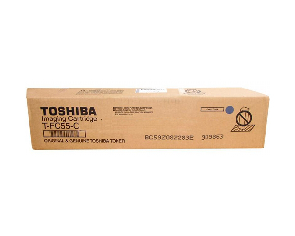 Toshiba TFC55C OEM Toner Cartridge, Cyan, 26.5K Yield
