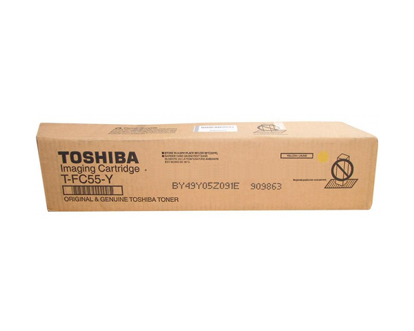 Toshiba TFC55Y OEM Toner Cartridge, Yellow, 26.5K Yield